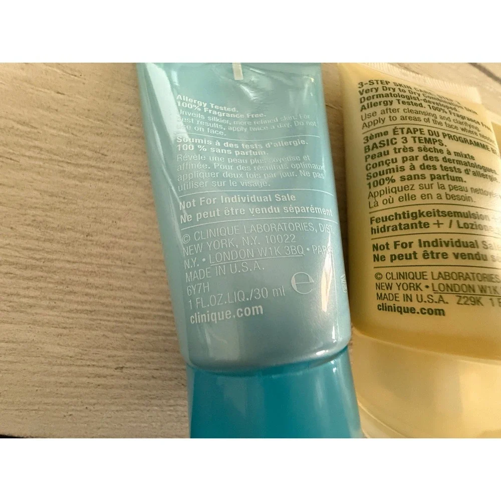 Clinique 3pc Set Dramatically Different Moisturizing Lotion Turnaround Body 1oz‎